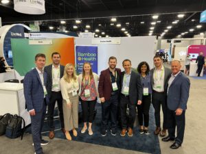 Bamboo Health team at ViVE booth